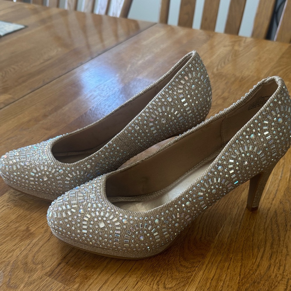 Sparkling Rhinestone Heels